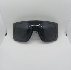 Women's Oversized Square Black Sunglasses